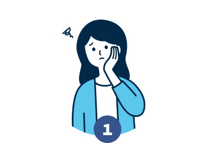 頑張っているのに報われず悩む女性